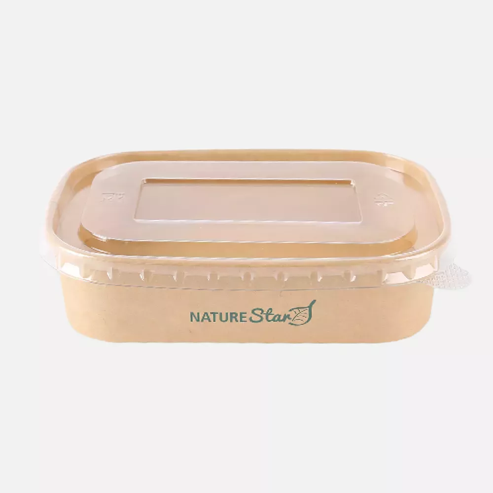 NATUREStar 417450, Organic Takeaway Kraft Paper/PE Trays, 500 ml, 172 x 120 x 41 mm, FSC®-mix, image 5