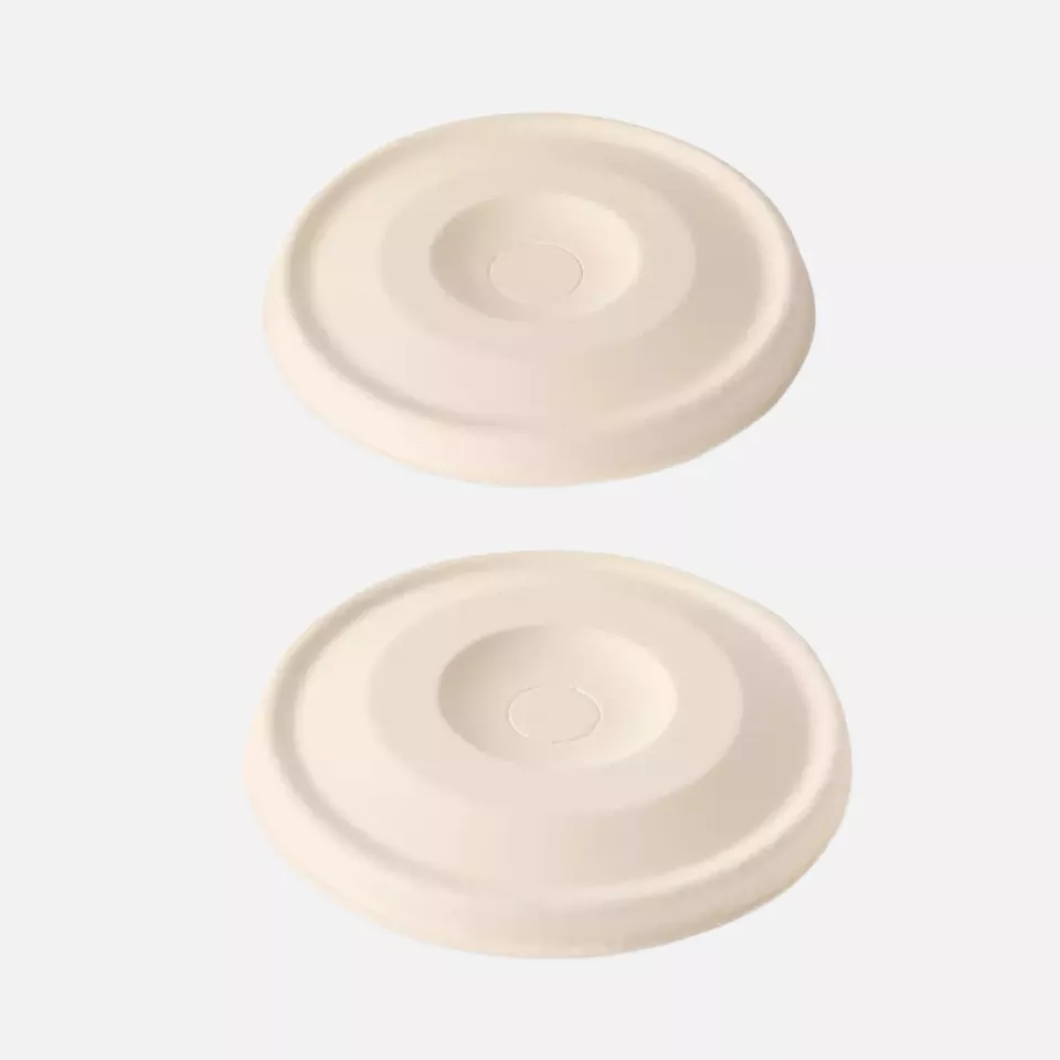 NATUREStar 401605, Bagasse Flat Lids, Organic, image 2, gallery thumbnail