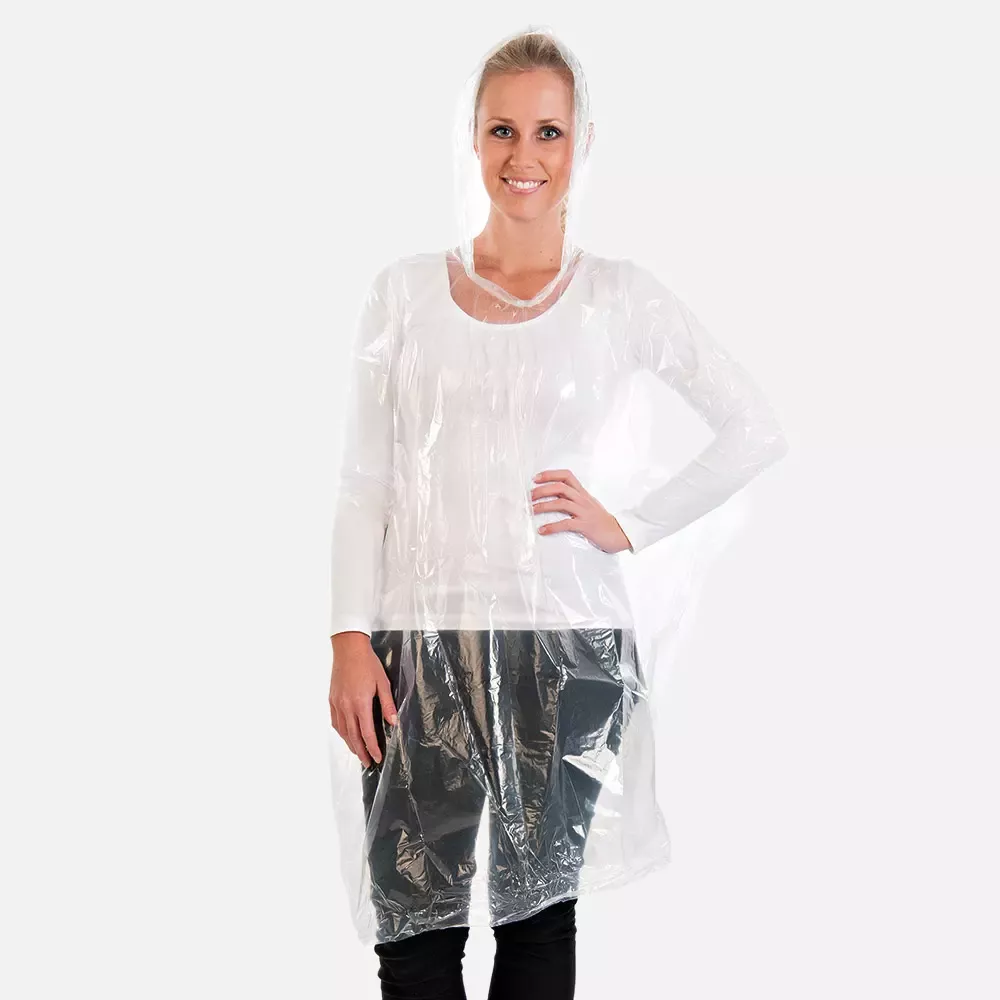 HygoStar 273340, Rain Ponchos, PE, with Hood, image 2