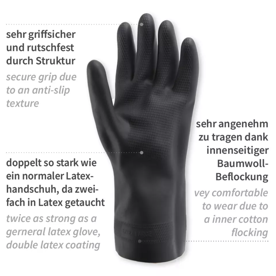 Franz Mensch 25902, Chemo Latex Chemical Protection Gloves, image 2, gallery thumbnail