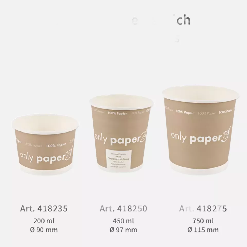 NATUREStar 418235, Bio-Hartpapier-Suppenbecher, 200 ml, ø 90 mm, image 8, gallery thumbnail
