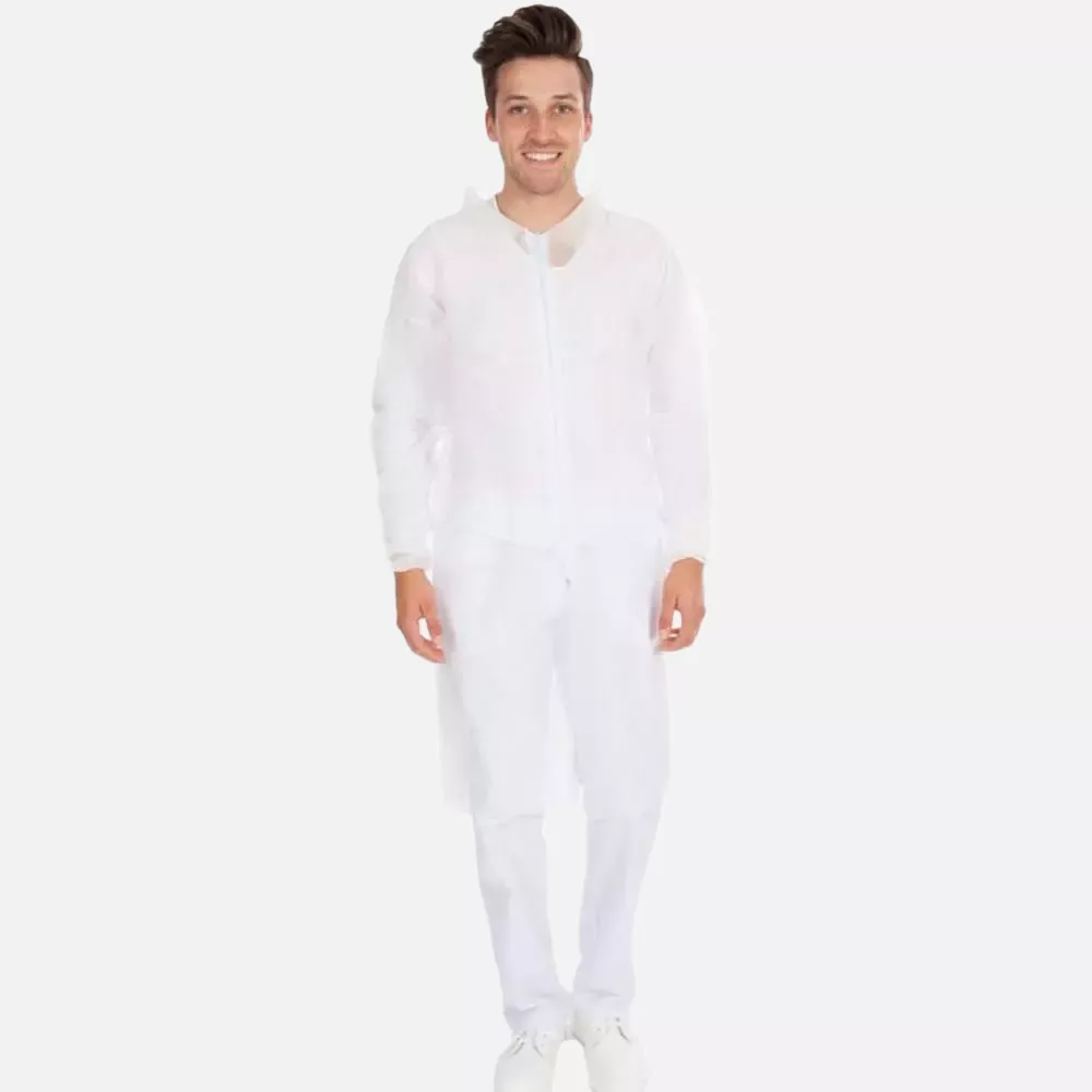 HygoNorm 274219, Eco Zipper PP Visitor Gowns, XXXL, White, image 1