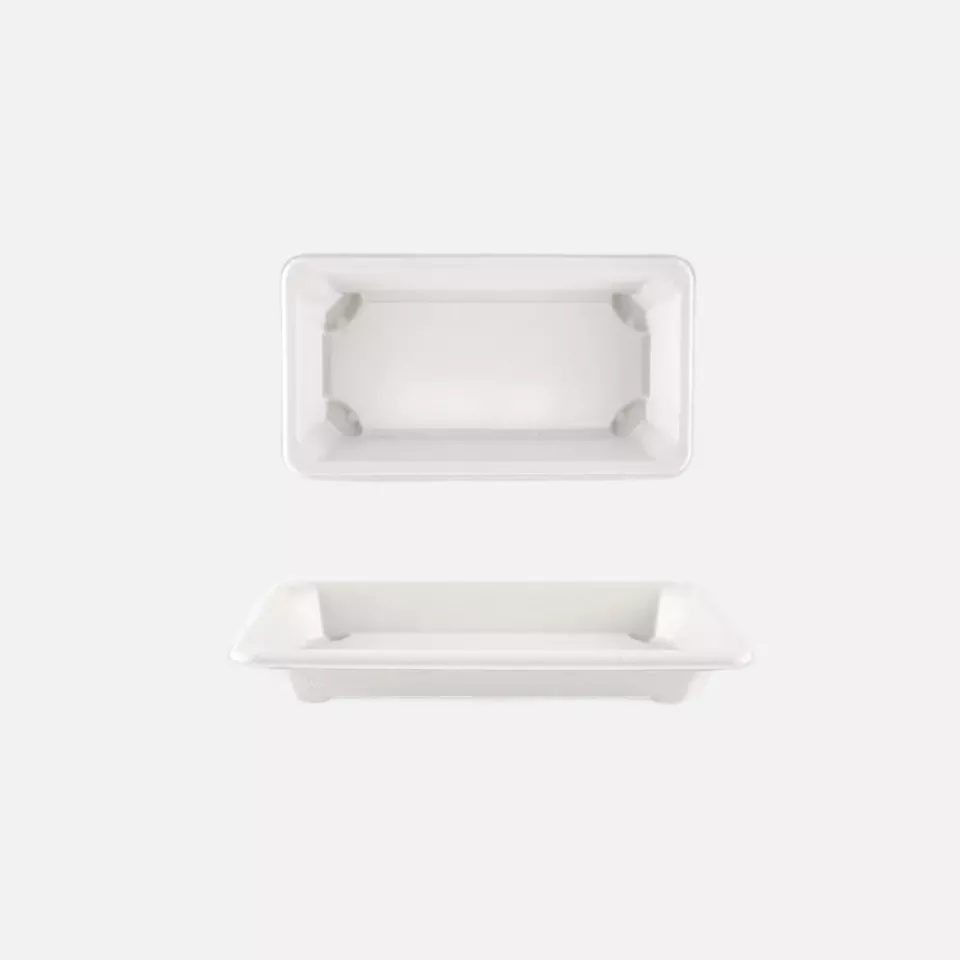 NATUREStar 411200, Bio-Bagasse Sushi-Schalen, XS, 164 x 89 x 21 mm, image 2, gallery thumbnail