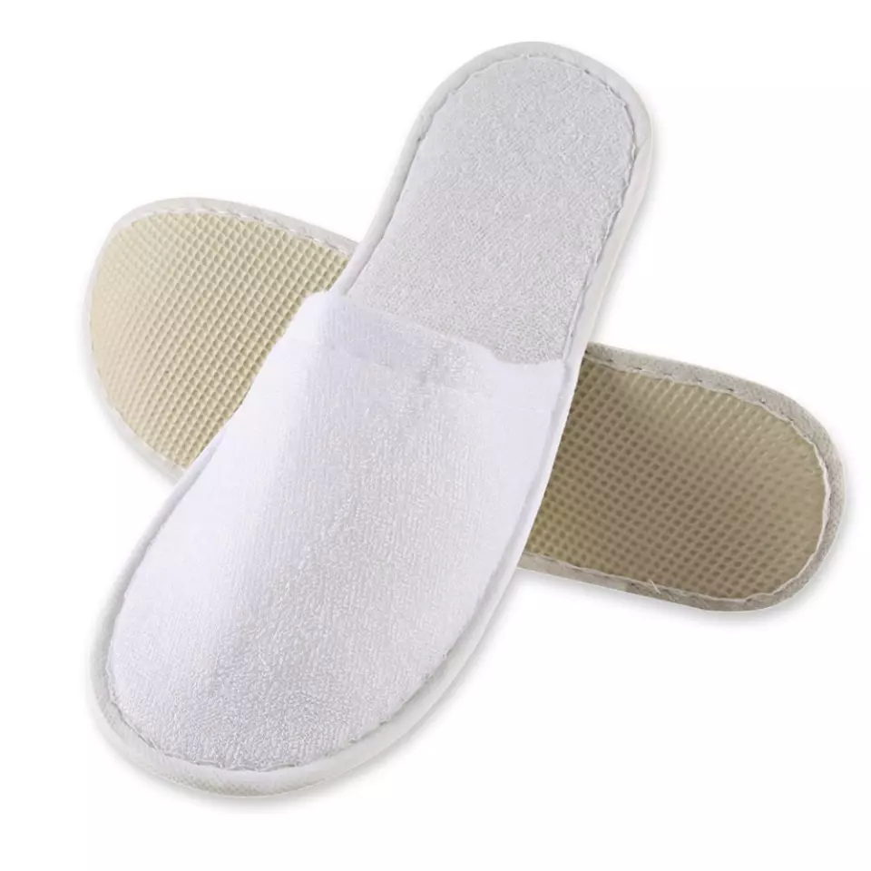 HygoNorm 55516, Classic Polyester Slippers, Closed, White, image 1, gallery thumbnail
