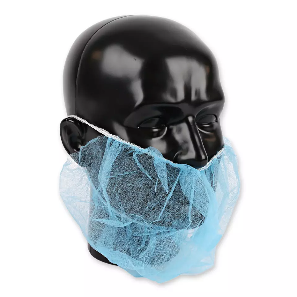 Hygostar 292206, PP Beard Cover with Earloops, Large, image 6, gallery thumbnail