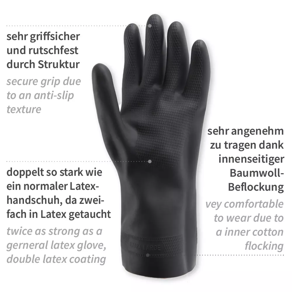 Franz Mensch 25902, Chemo Latex Chemical Protection Gloves, image 2