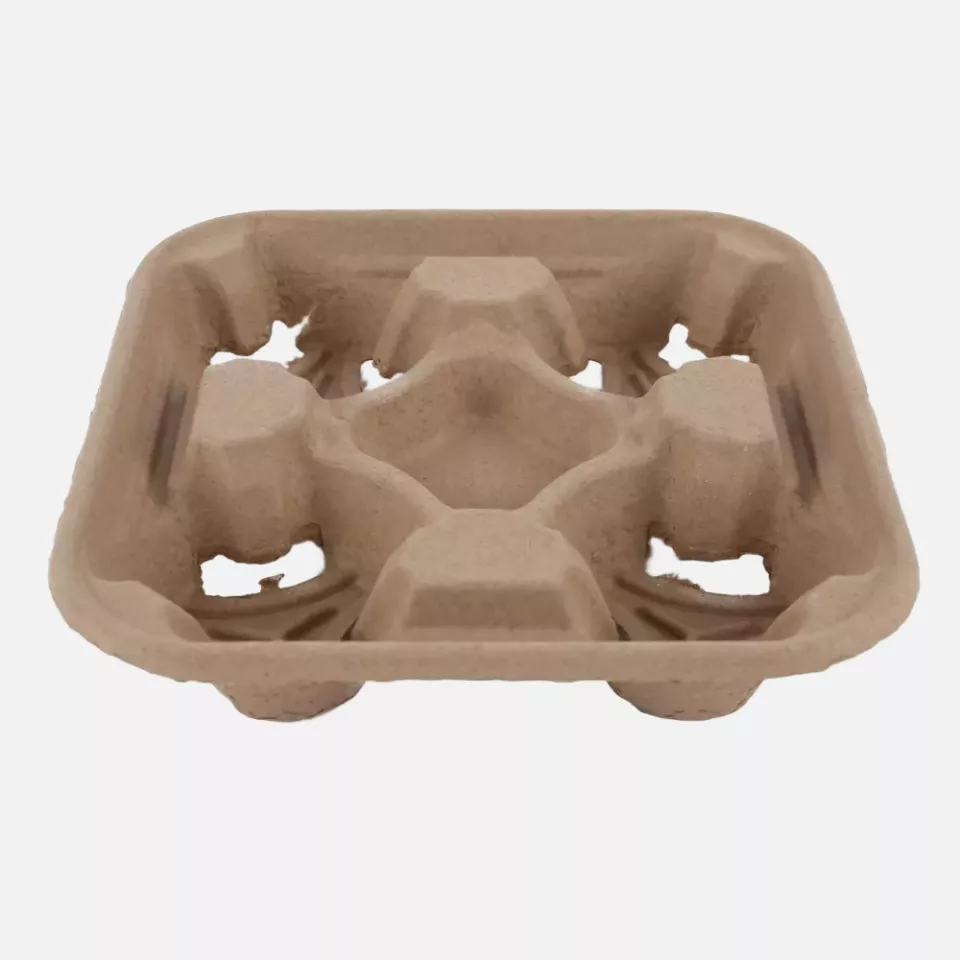 NATUREStar 40249, Quattro Organic Recycled Paper Cup Holder, image 1, gallery thumbnail