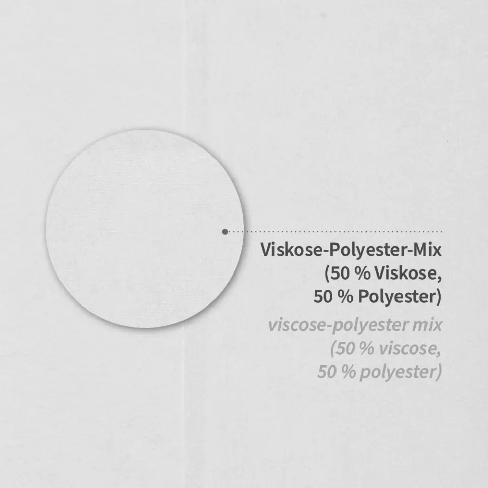 Hygostar 53621, Gefältelte Viskose/Polyester Pflegetücher, 29 x 38 cm, Weiß, image 3, gallery thumbnail