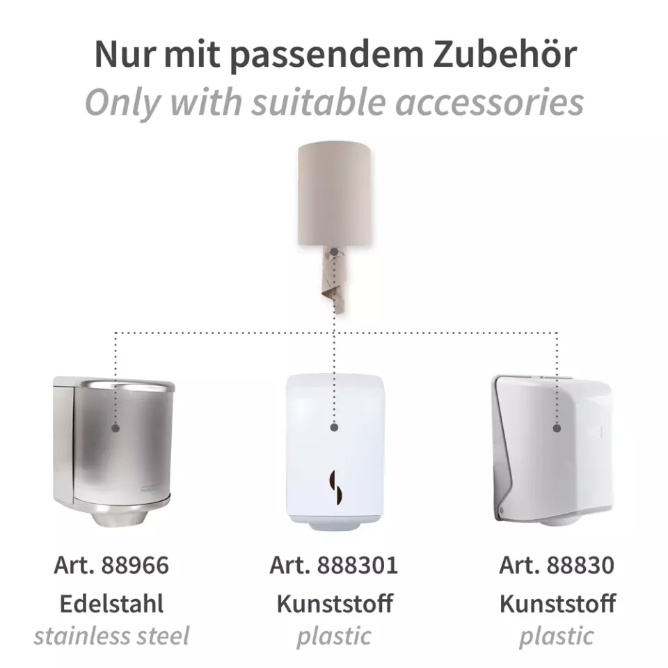 NATUREStar 304125, Organic Recycled Paper Towel Rolls, 3-ply, Centerfeed, Natural, FSC®-Recycled, image 5, gallery thumbnail