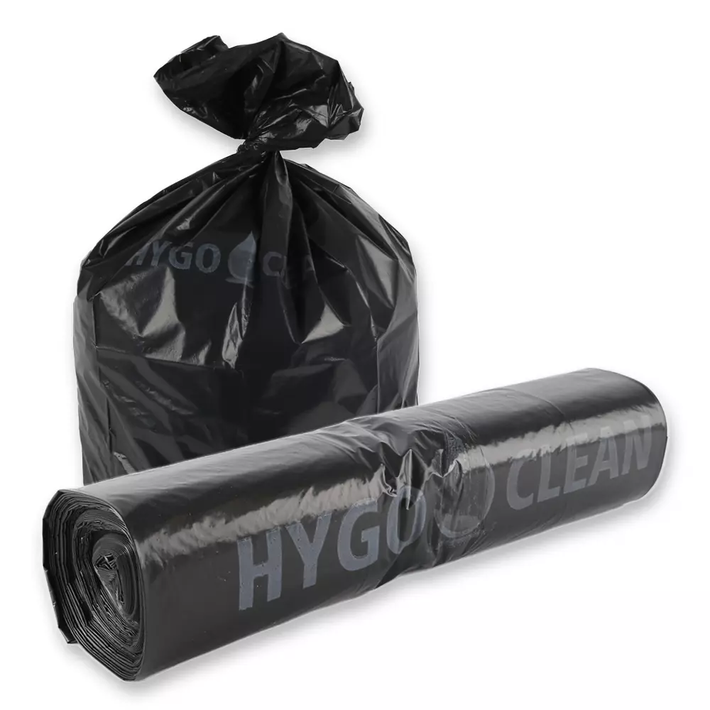 HygoClean 32313, Light LDPE Waste Bags, 240 l, Black, Roll, image 2