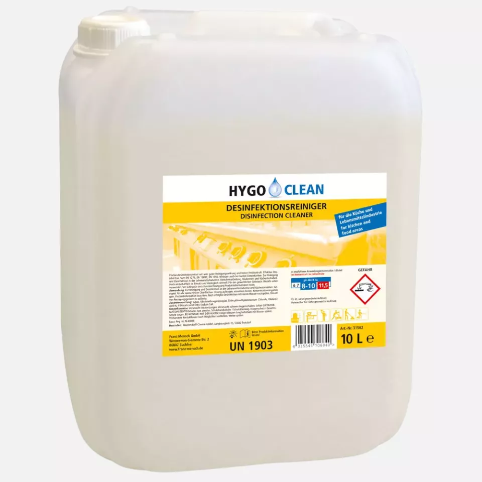 HygoClean 31562, Combined Disinfectant Cleaner, 10 l, image 1, gallery thumbnail