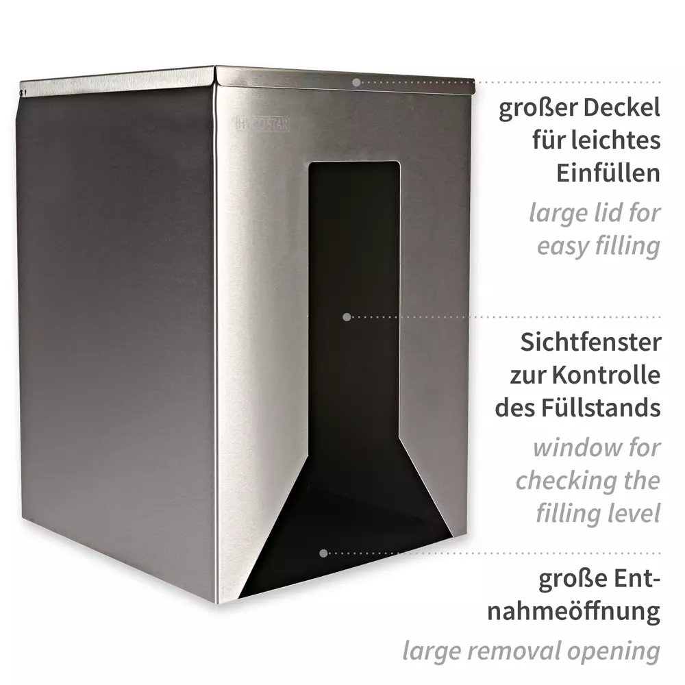 HygoStar 88938, Stainless Steel Gown and Coverall Dispenser, image 6