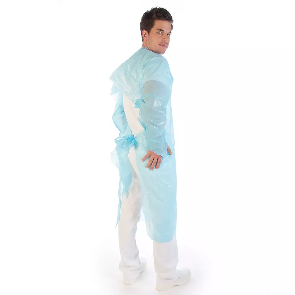 HygoNorm 27796P, CPE Examination Gowns, Light, XXL, Blue, image 2