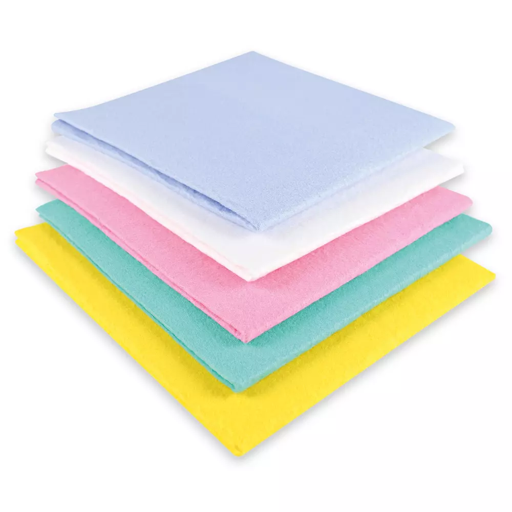 HygoClean 3130, Tetra Premium Mehrzwecktücher-Set, Viscose/PP, verschiedene Farben