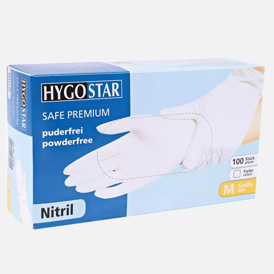HygoStar 27000, Safe Premium Nitrile Gloves, Powder-free, image 4, gallery thumbnail