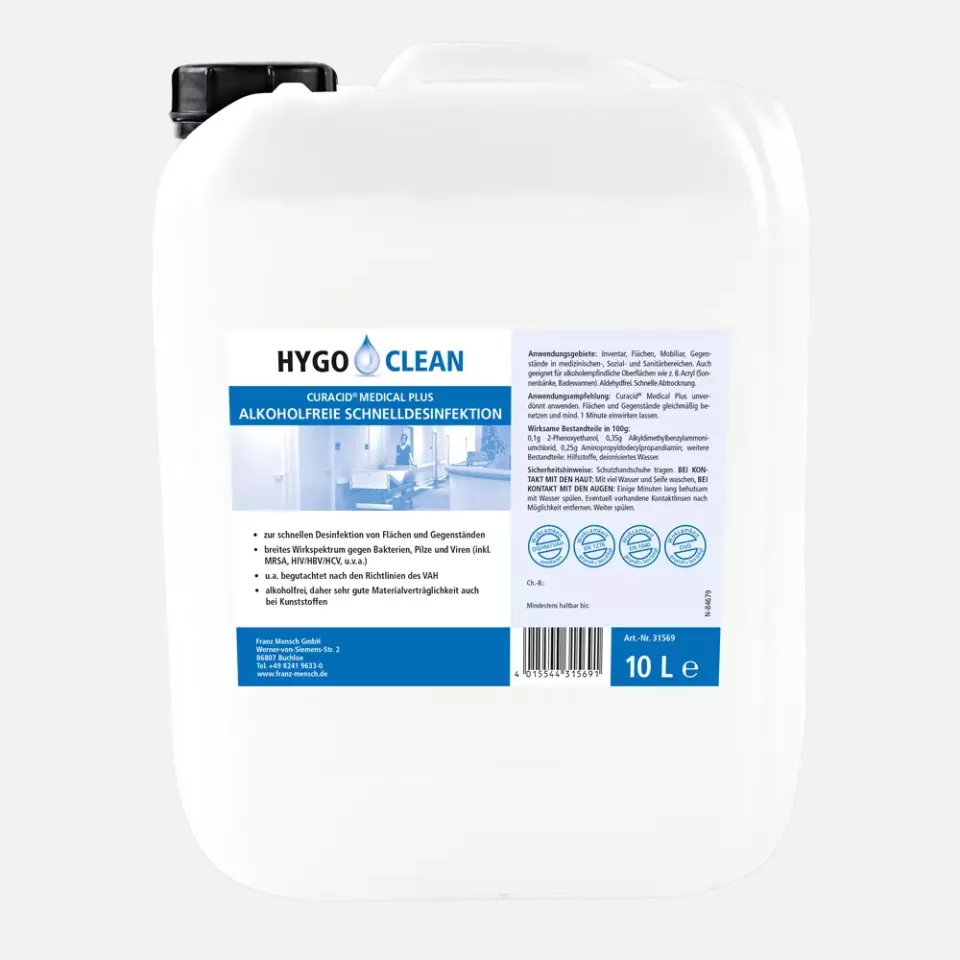 HygoClean 31569, Alkoholfreie Schnelldesinfektion, 10 l, image 1, gallery thumbnail