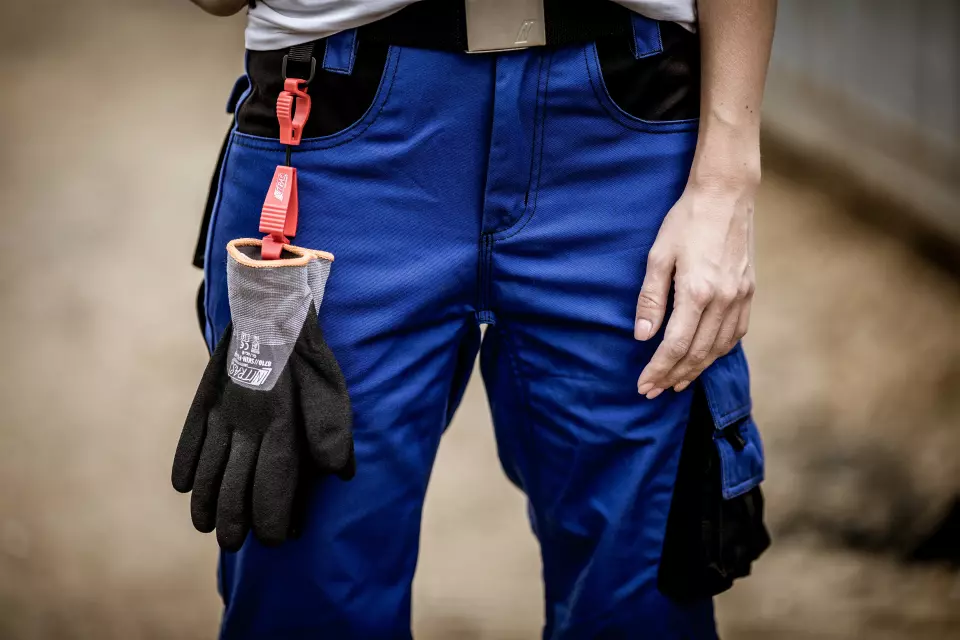 Nitras 7611, MOTION TEX PLUS Work Trousers, Royal Blue, image 3, gallery thumbnail