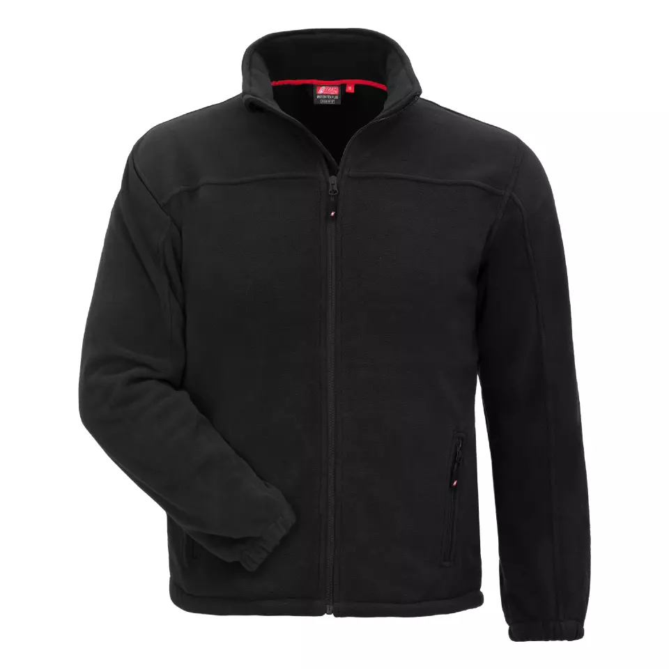 NITRAS 7040, MOTION TEX PLUS Fleece Jacket, Black, image 1, gallery thumbnail