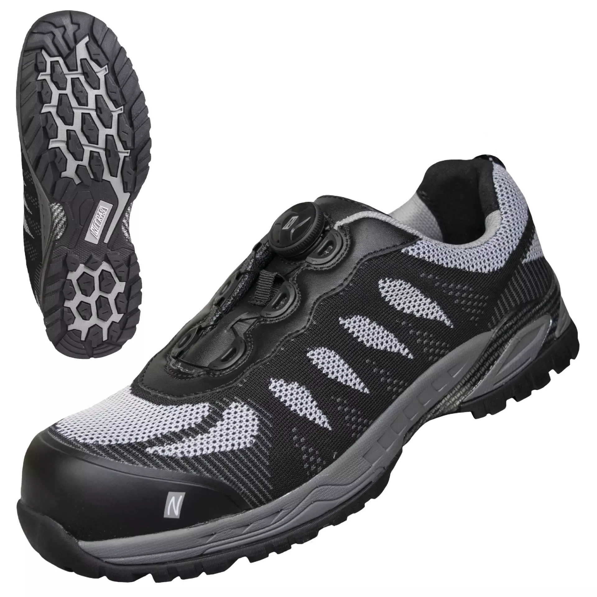 NITRAS 7414-1012, PRO STEP FIT Safety Shoes, Black, image 1