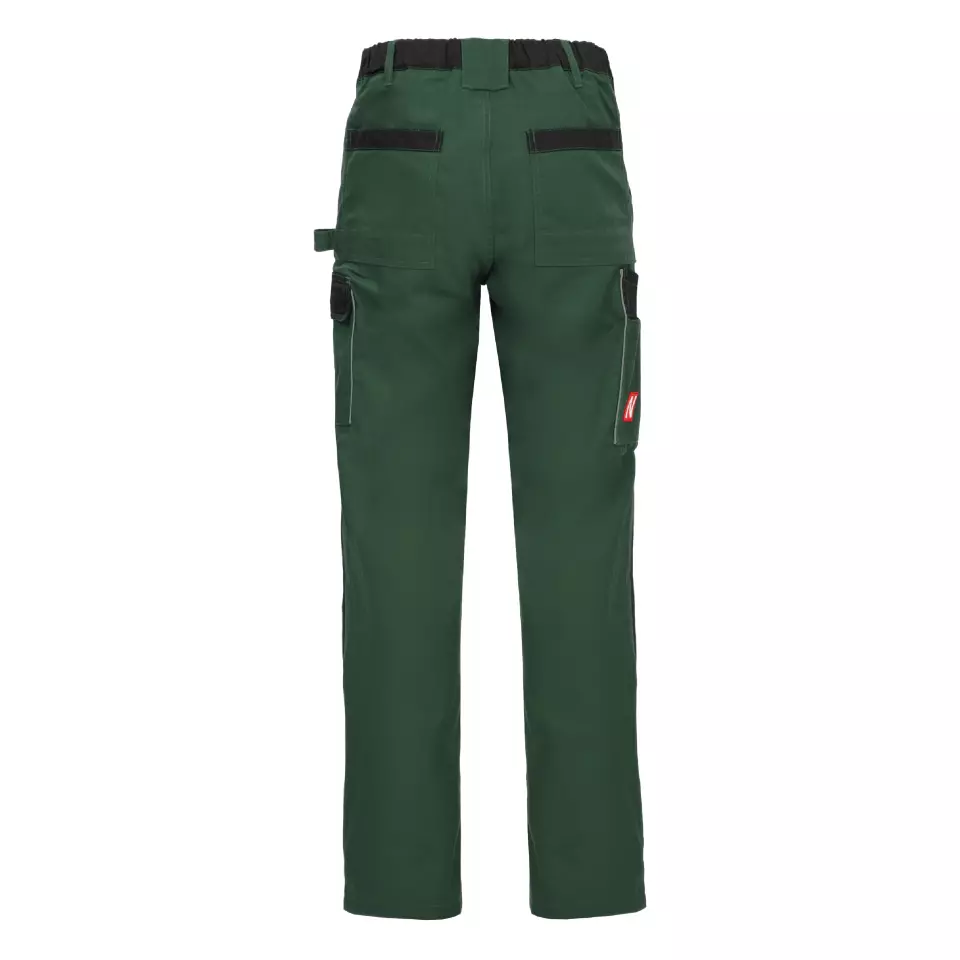 Nitras 7514, MOTION TEX LIGHT Work Trousers, Green, image 2, gallery thumbnail