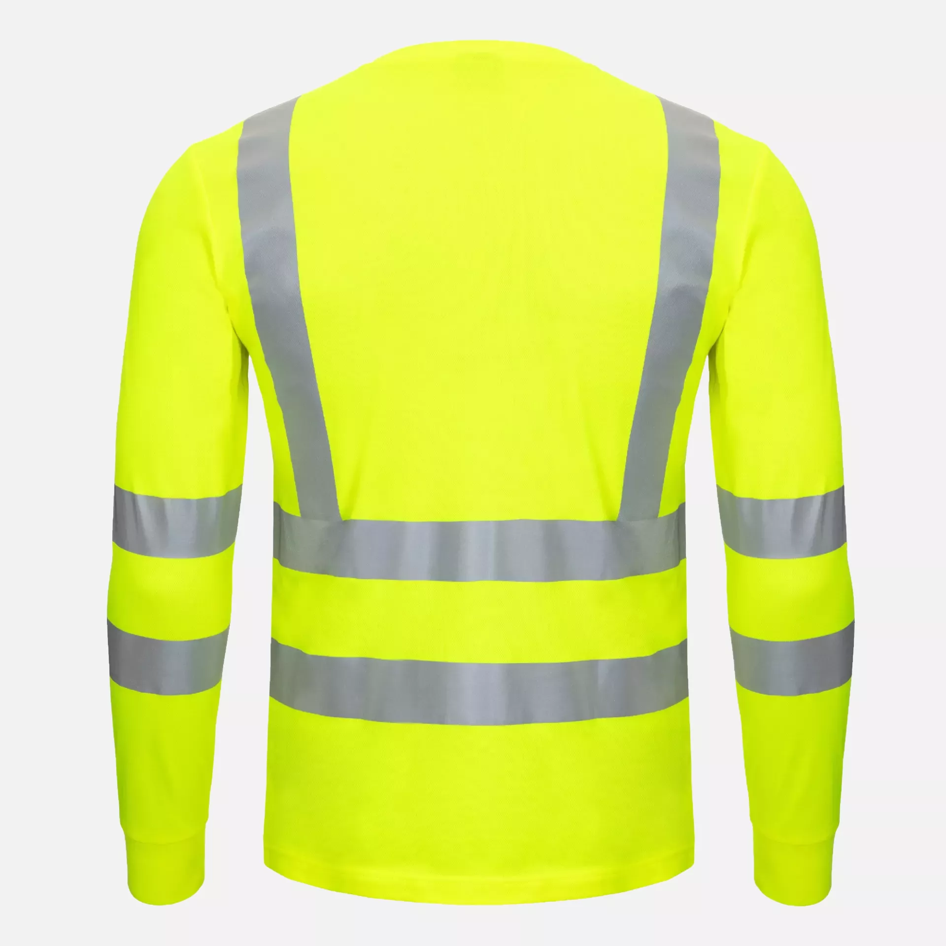 Nitras 7009-4000, MOTION TEX VIZ Reflective Long sleeve shirt, Neon Yellow, image 4