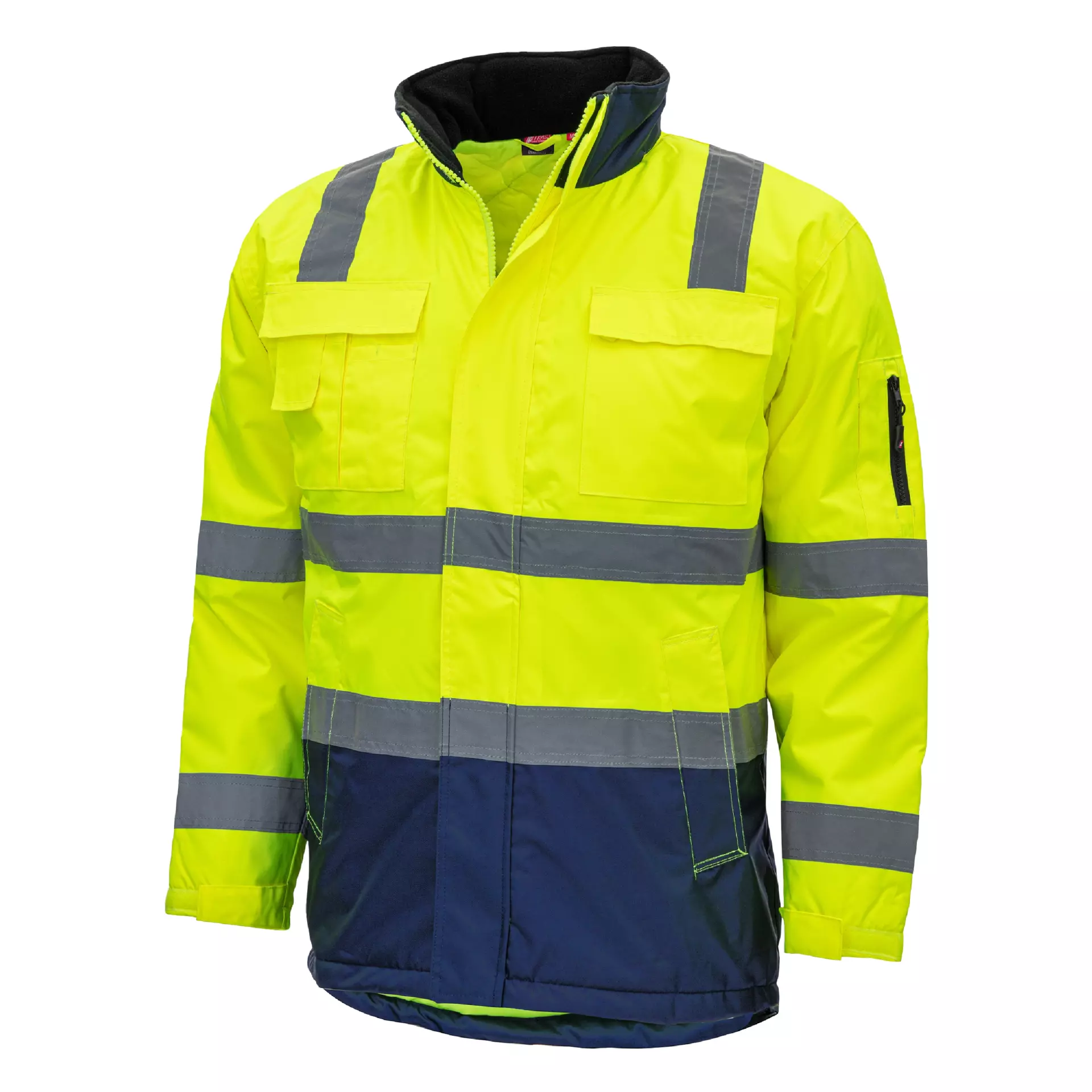 Nitras 7145, MOTION TEX VIZ Reflective Parka, Neon Yellow, image 1