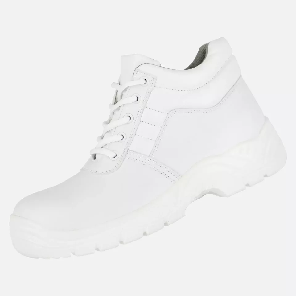 Nitras 7256, CLEAN STEP MID S2 Safety Boots, White, image 2, gallery thumbnail