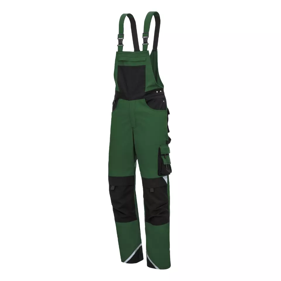 Nitras 7624, MOTION TEX PLUS Latzhose, Grün, image 1, gallery thumbnail