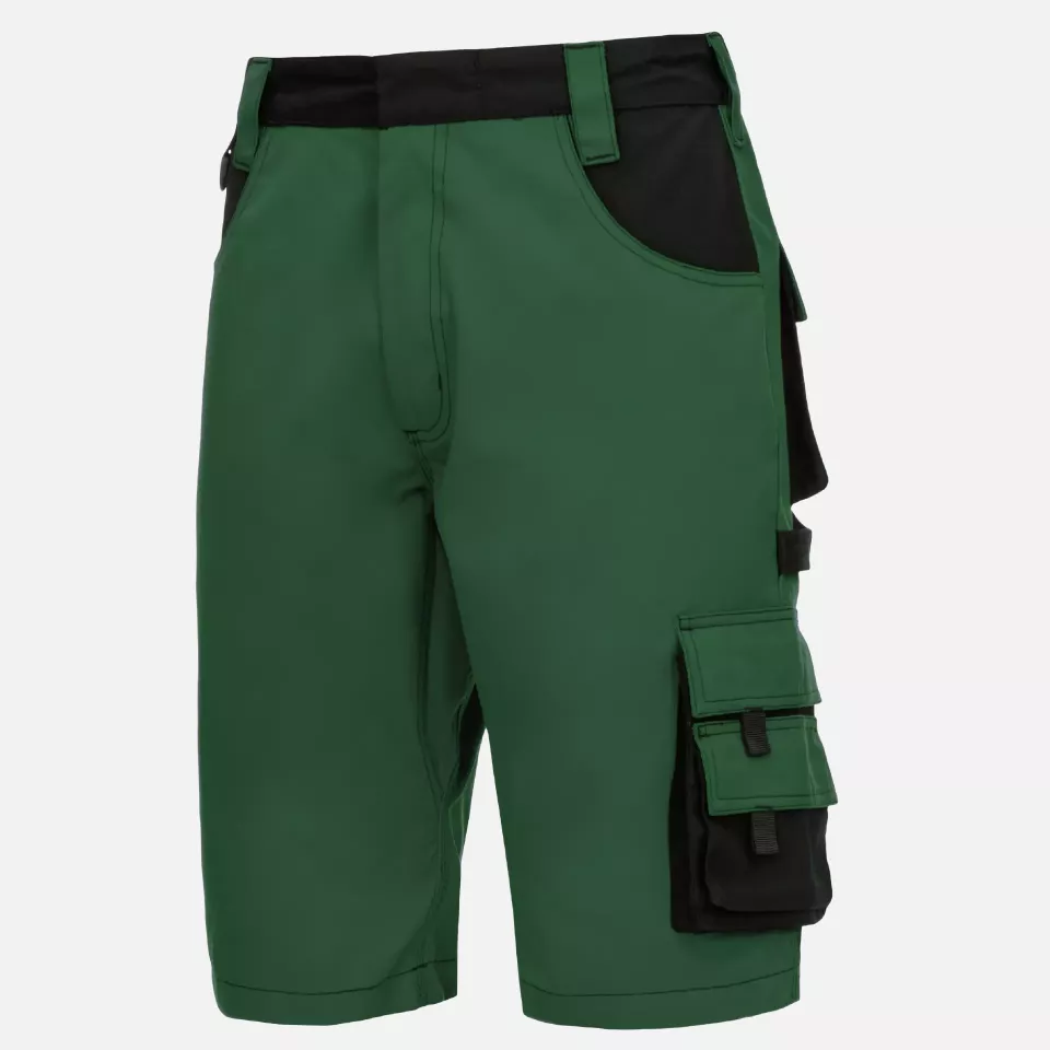 Nitras 7604, MOTION TEX PLUS Work Trousers, Green, image 1, gallery thumbnail