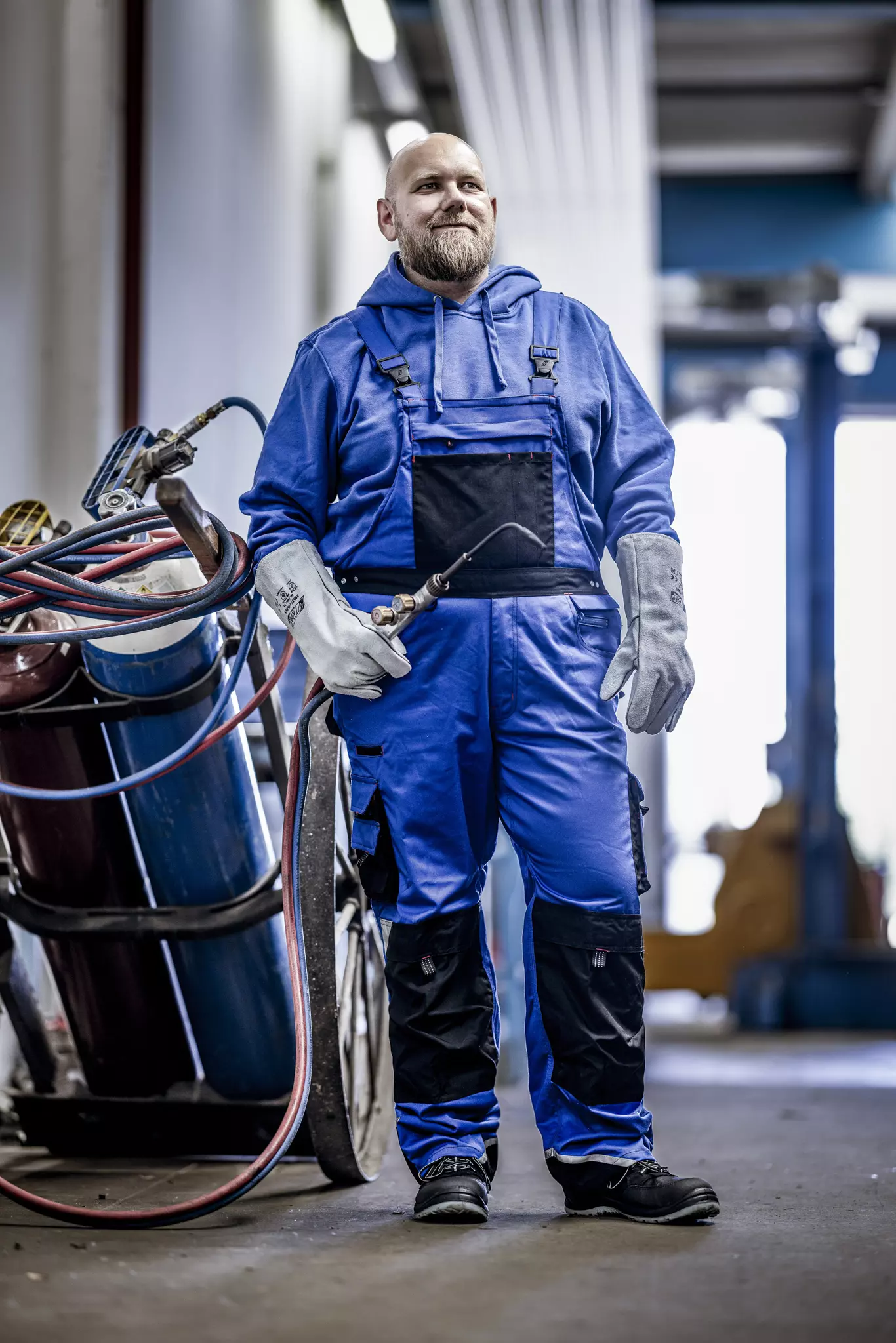 Nitras 7721, MOTION TEX PRO FX Bib Pants, Royal Blue, image 3