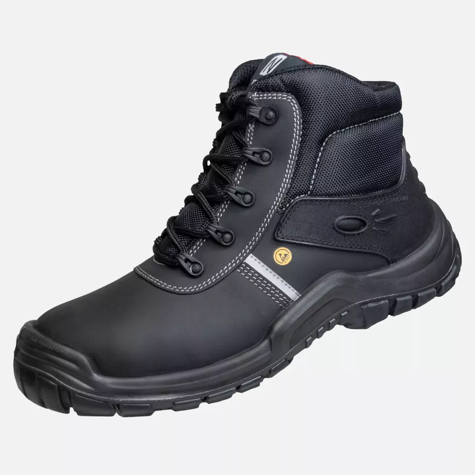 Nitras 7216-1000, UTILITY STEP MID S3L CI FO SR Safety Boots, Black, image 2, gallery thumbnail