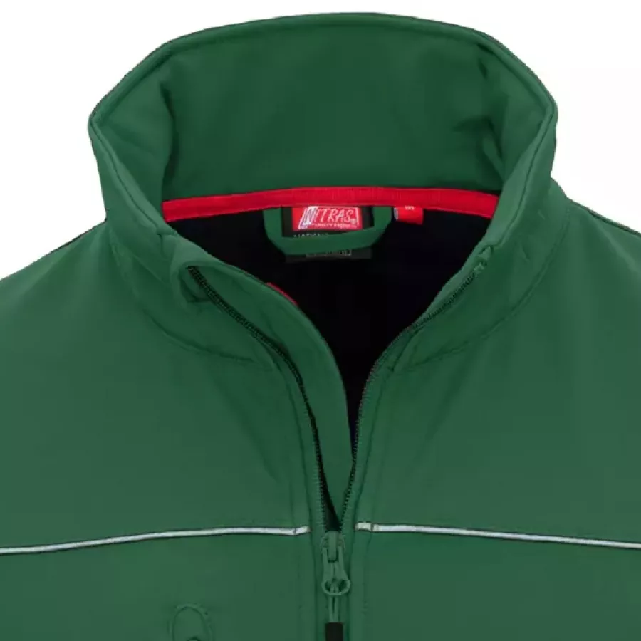 **Stand-Up Collar** adds a clean, structured look while offering a touch of sheltered comfort.