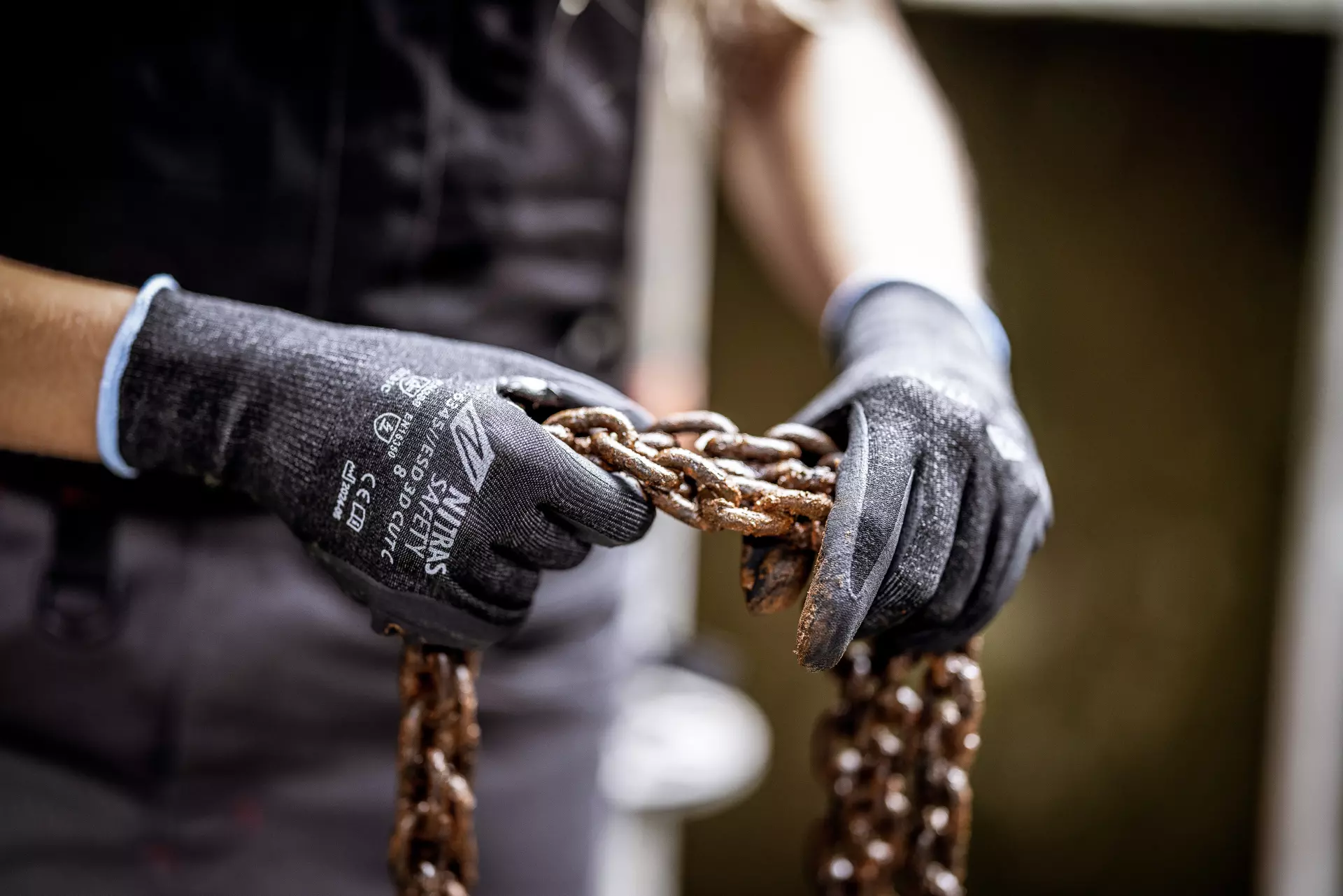 Nitras 6345-1510, ESD 3D CUT C Cut Protection Glove, Anthracite, image 2