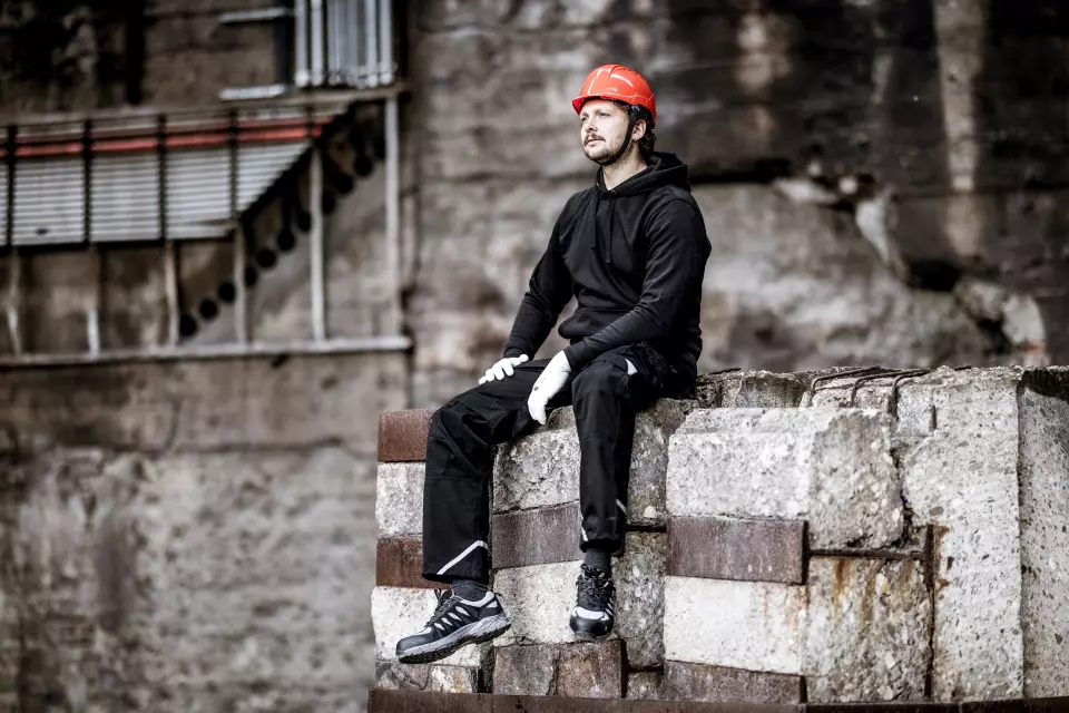 Nitras 7025-1000, MOTION TEX LIGHT Hoodie, Black, image 3, gallery thumbnail