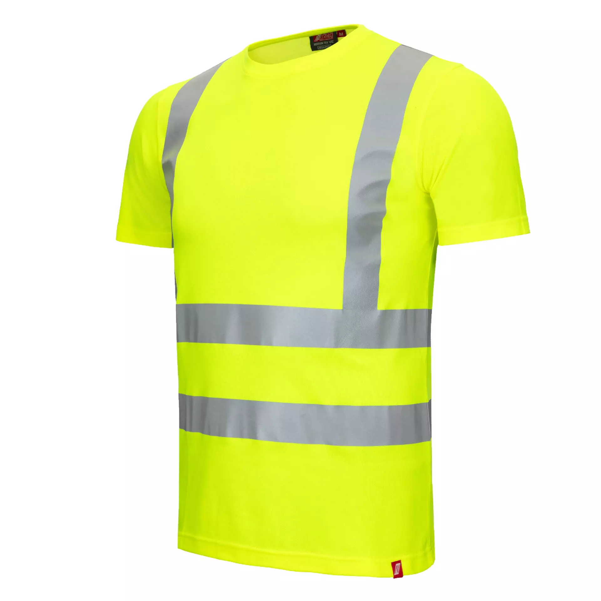 Nitras 7008-4000, MOTION TEX VIZ Reflective T Shirt, Neon Yellow
