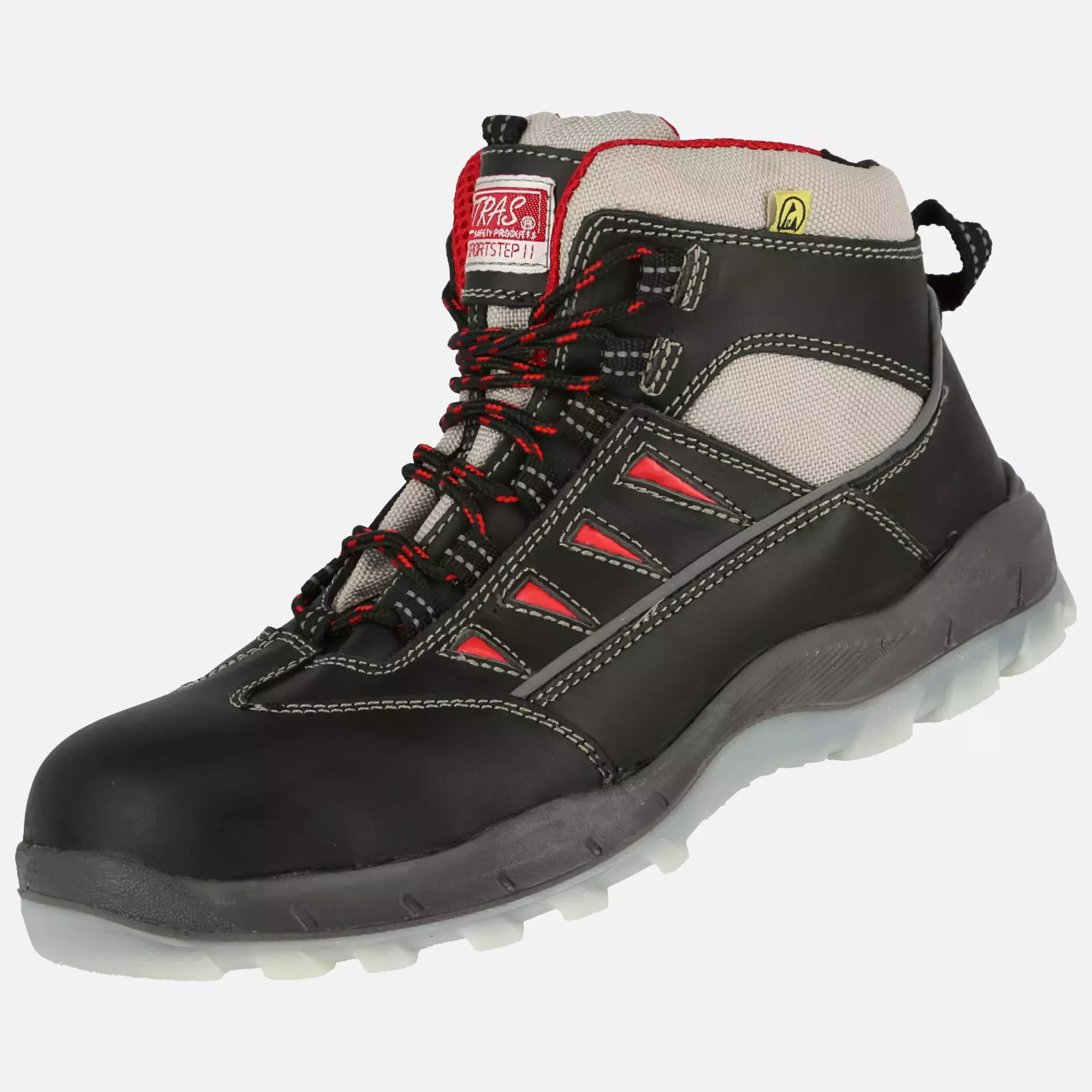 Nitras 7301, SPORT STEP MID S3 Safety Boots, Black, image 2