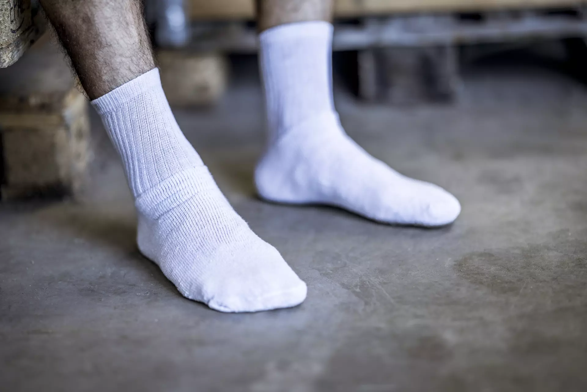 NITRAS 720-1100, Basic Socks Cotton / Polyester /elastane, White, image 3