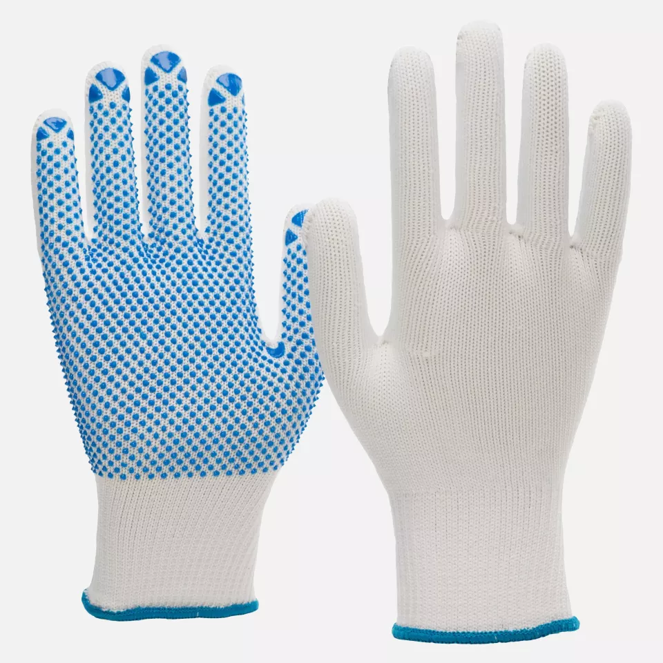 Nitras 6100, Knitted Gloves Nylon / Cotton, White, image 1, gallery thumbnail