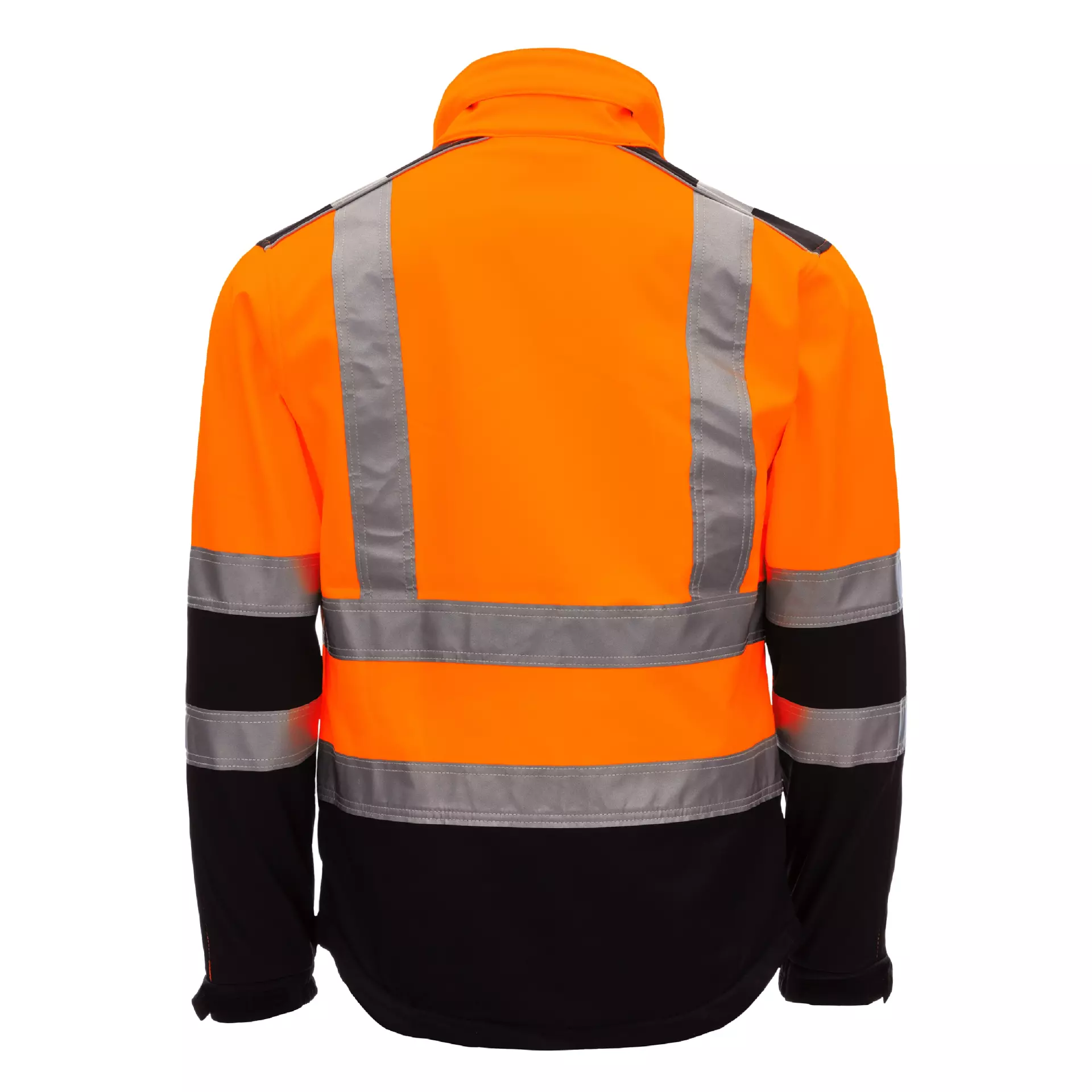 Nitras 7170, MOTION TEX VIZ Reflective Softshell Jacket, Neon Orange, image 2
