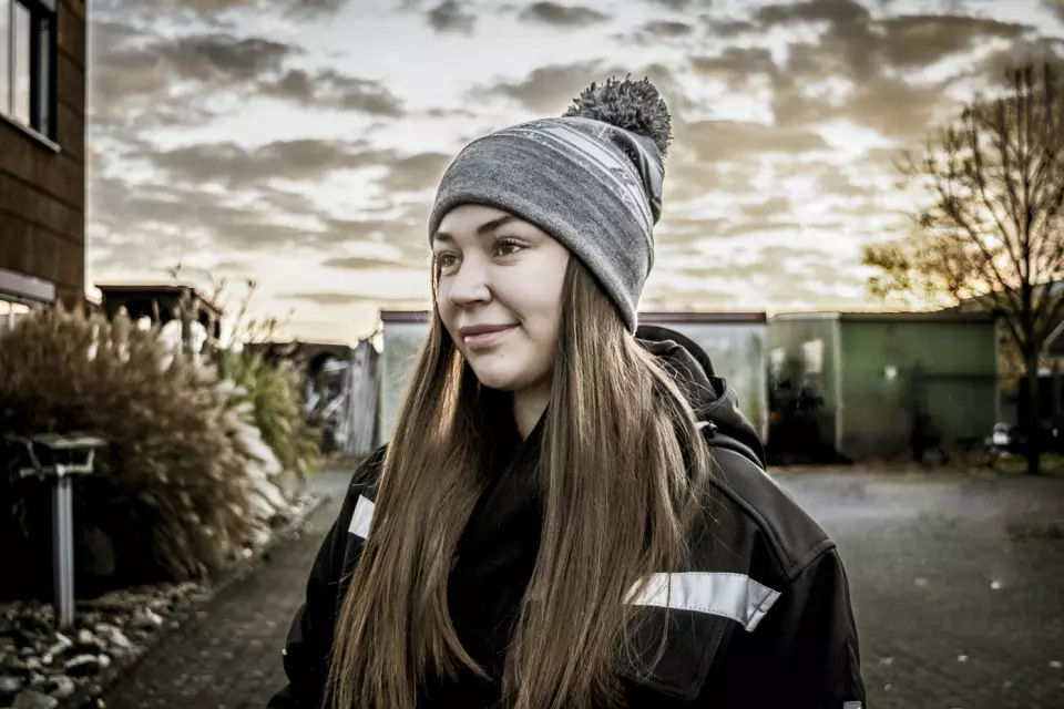 NITRAS 734, Beanie, Light Grey, image 2, gallery thumbnail