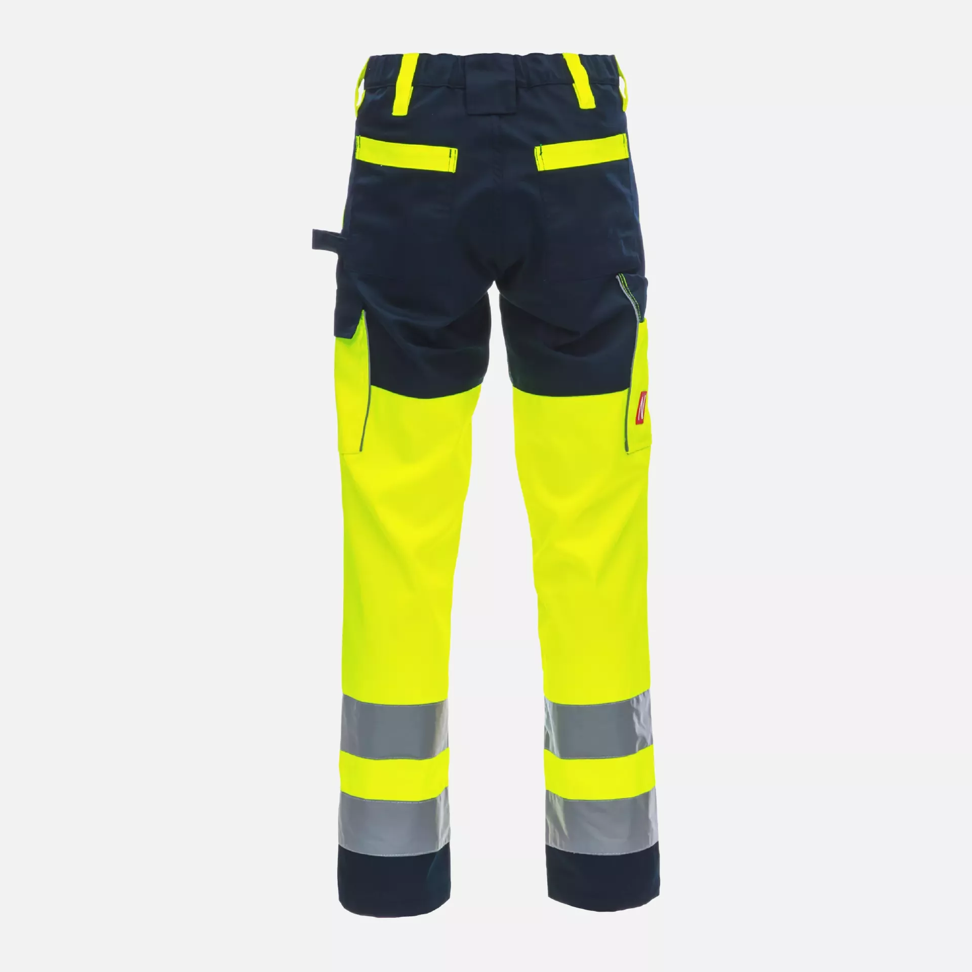 Nitras 7571-4021, MOTION TEX VIZ Reflective Work Trousers, Neon Yellow, image 2