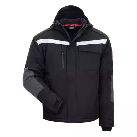 Nitras MOTION TEX PLUS Winter Softshell Jacket, Black