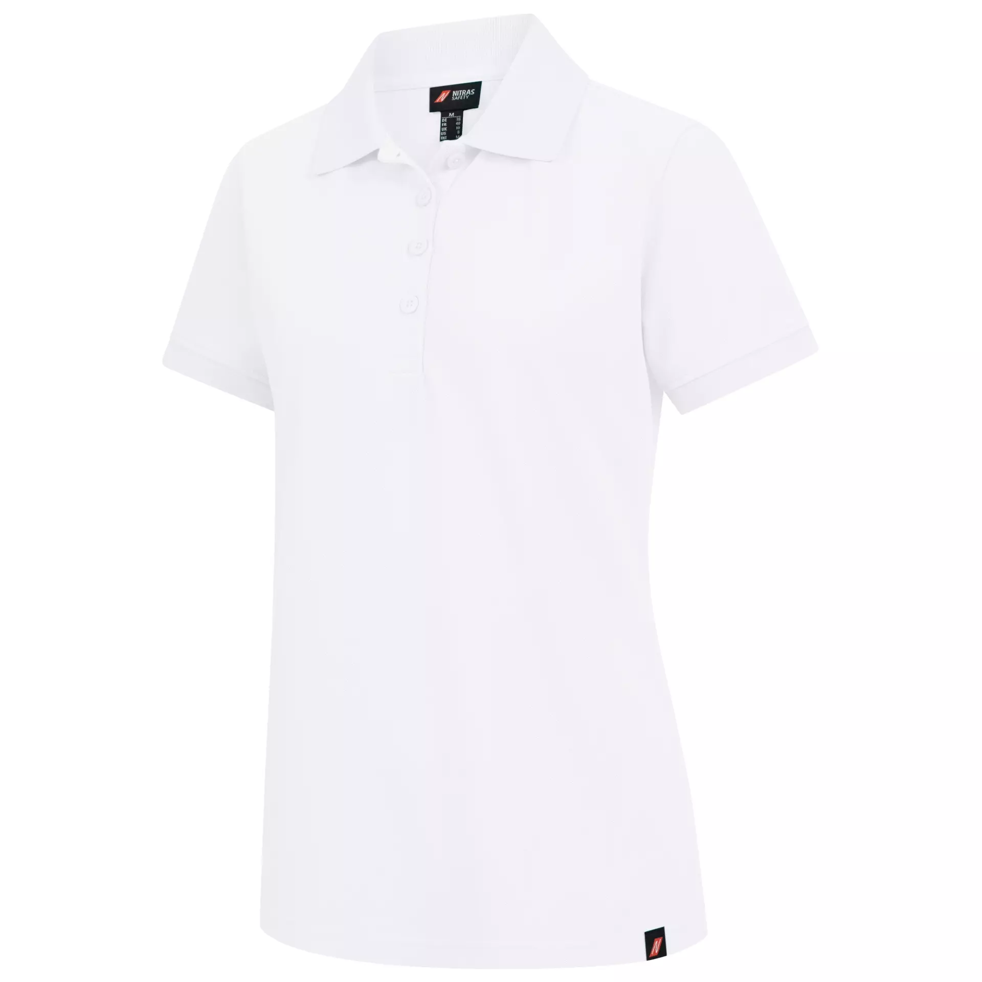 Nitras 7056-1100, MOTION TEX PLUS Polo Shirt, White