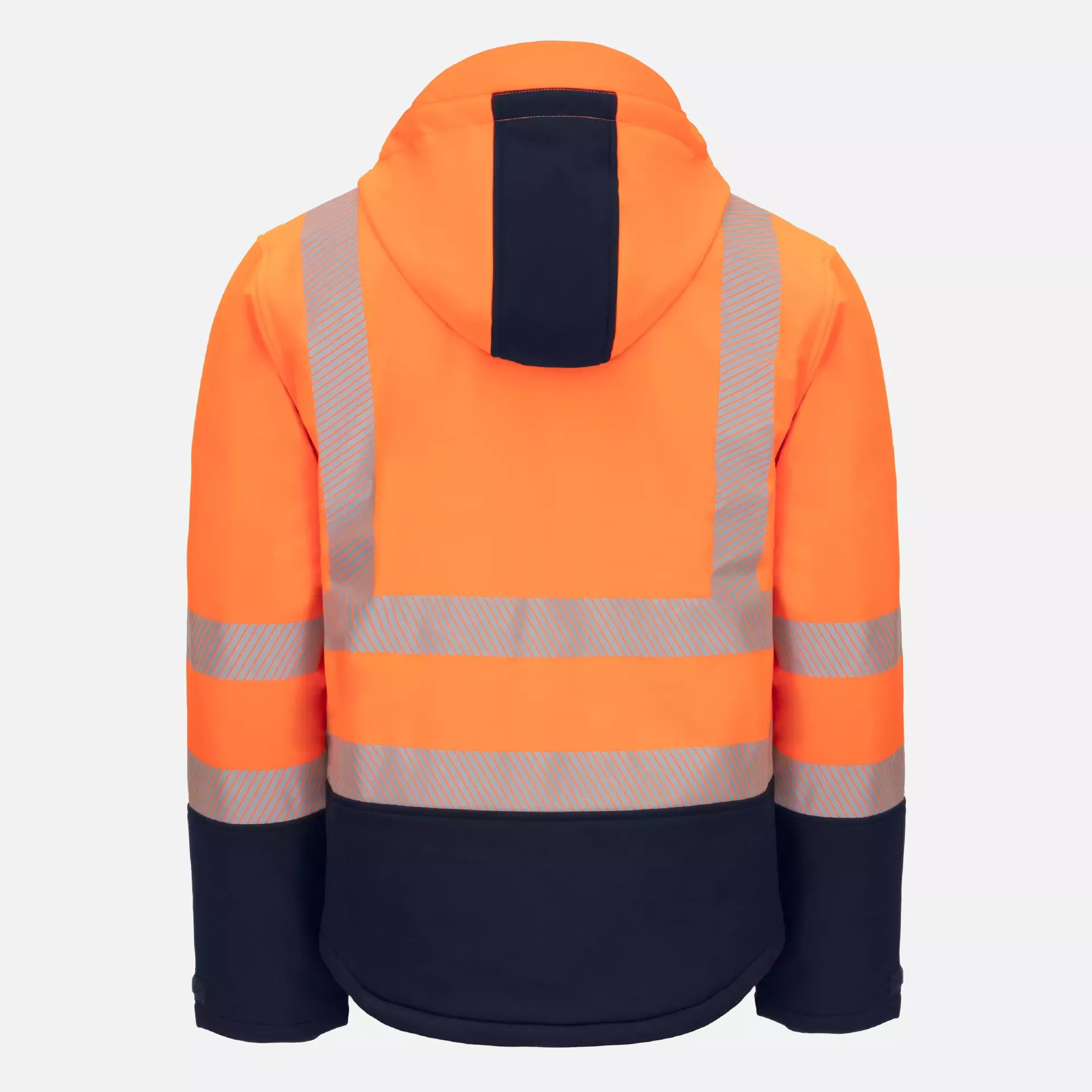 Nitras 7175-4121, MOTION TEX VIZ PLUS Reflektierende Winter-Softshelljacke, Neonorange, image 2