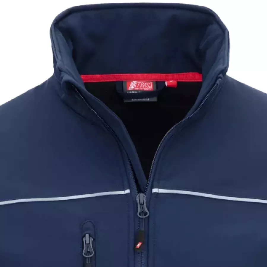 **Stand-Up Collar** adds a clean, structured look while offering a touch of sheltered comfort.