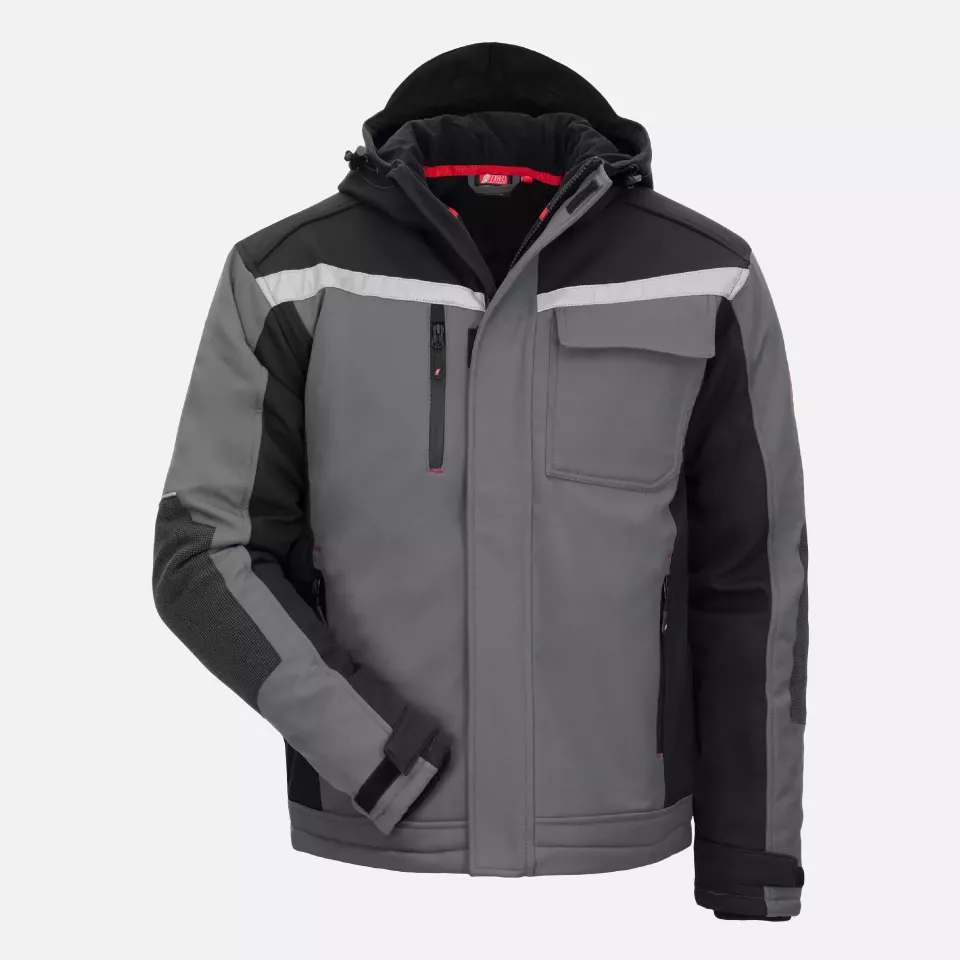 Nitras 7182W, MOTION TEX PLUS Winter Softshell Jacke, Grau, image 1, gallery thumbnail