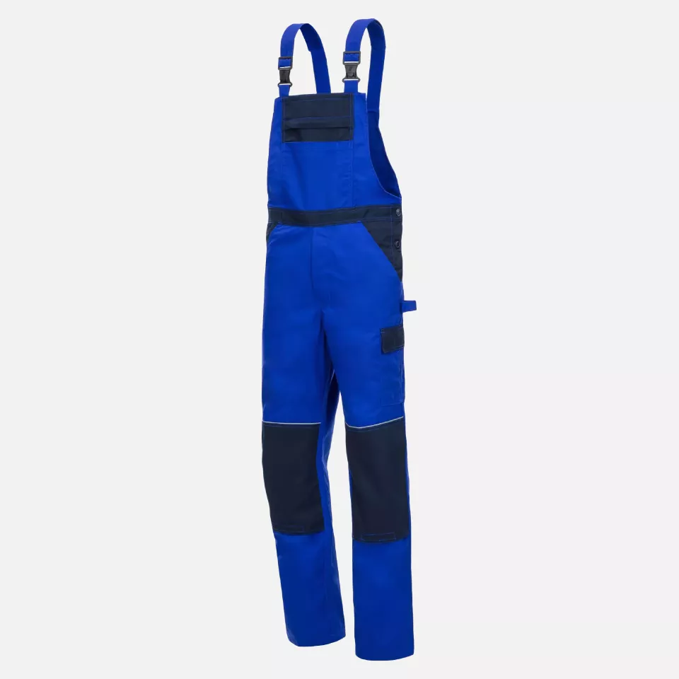 Nitras 7521, MOTION TEX LIGHT Bib Pants, Royal Blue, image 1, gallery thumbnail