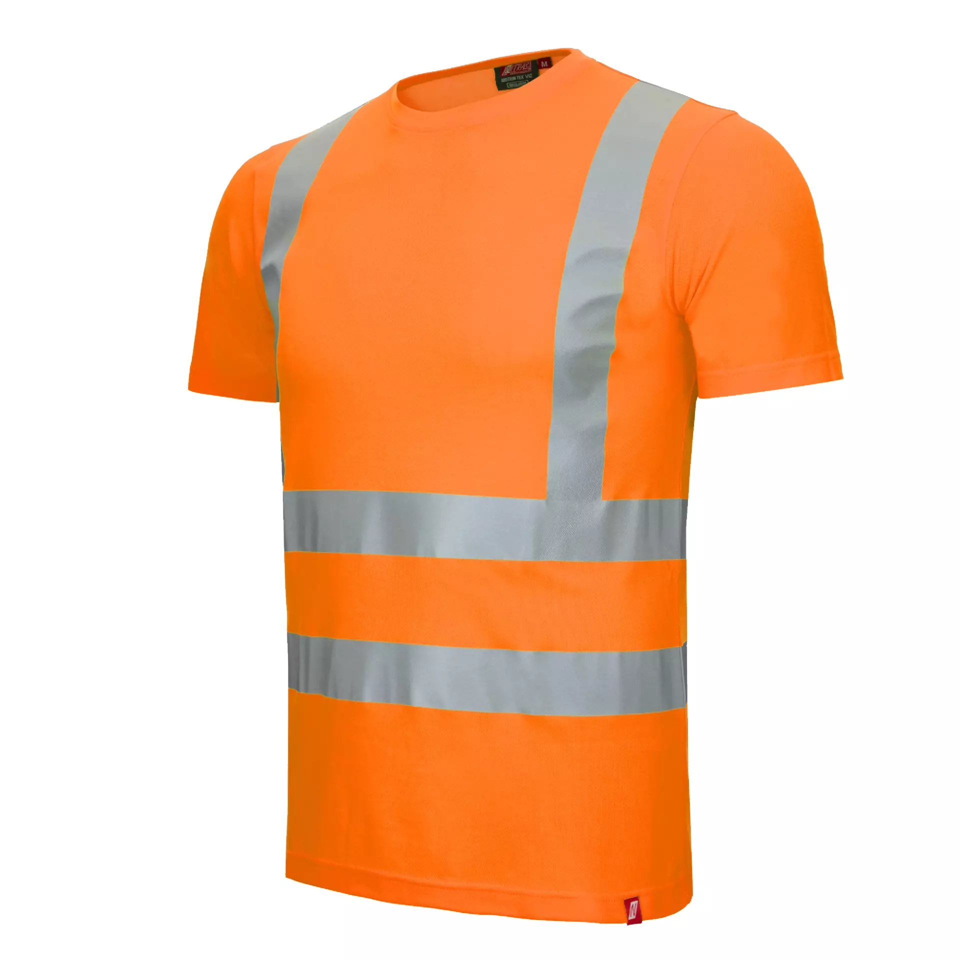 Nitras 7008-4100, MOTION TEX VIZ Reflective T Shirt, Neon Orange