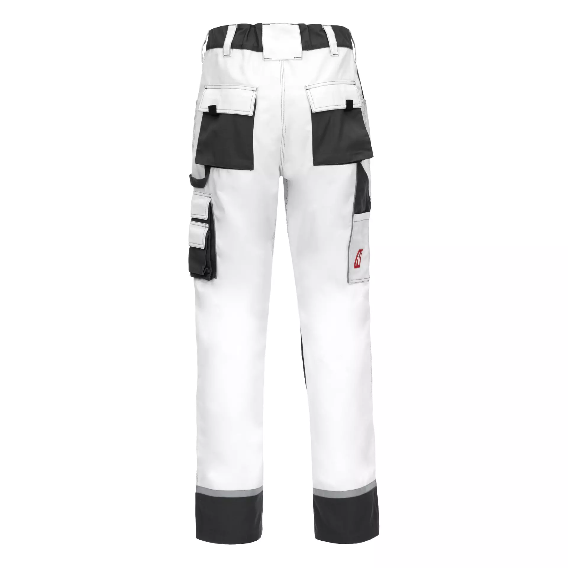 NITRAS 7613, MOTION TEX PLUS Work Trousers, White, image 2