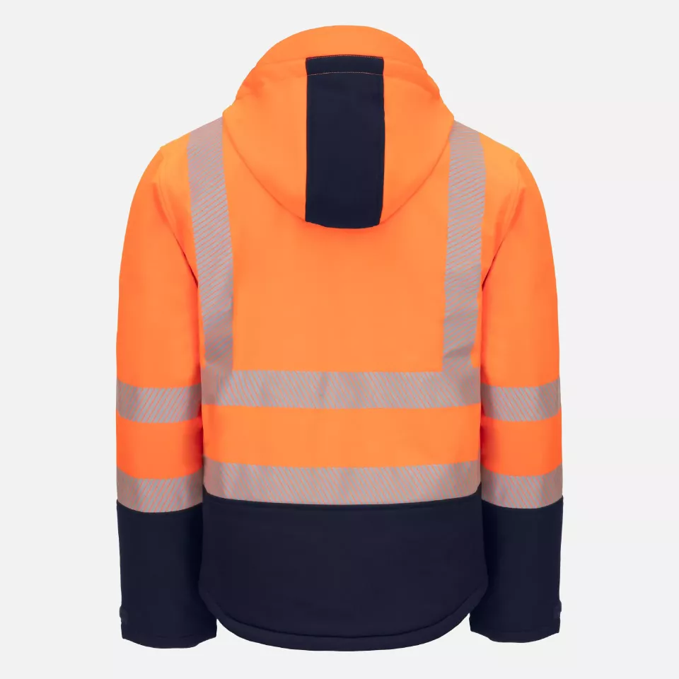 Nitras 7175-4121, MOTION TEX VIZ PLUS Reflektierende Winter-Softshelljacke, Neonorange, image 2, gallery thumbnail